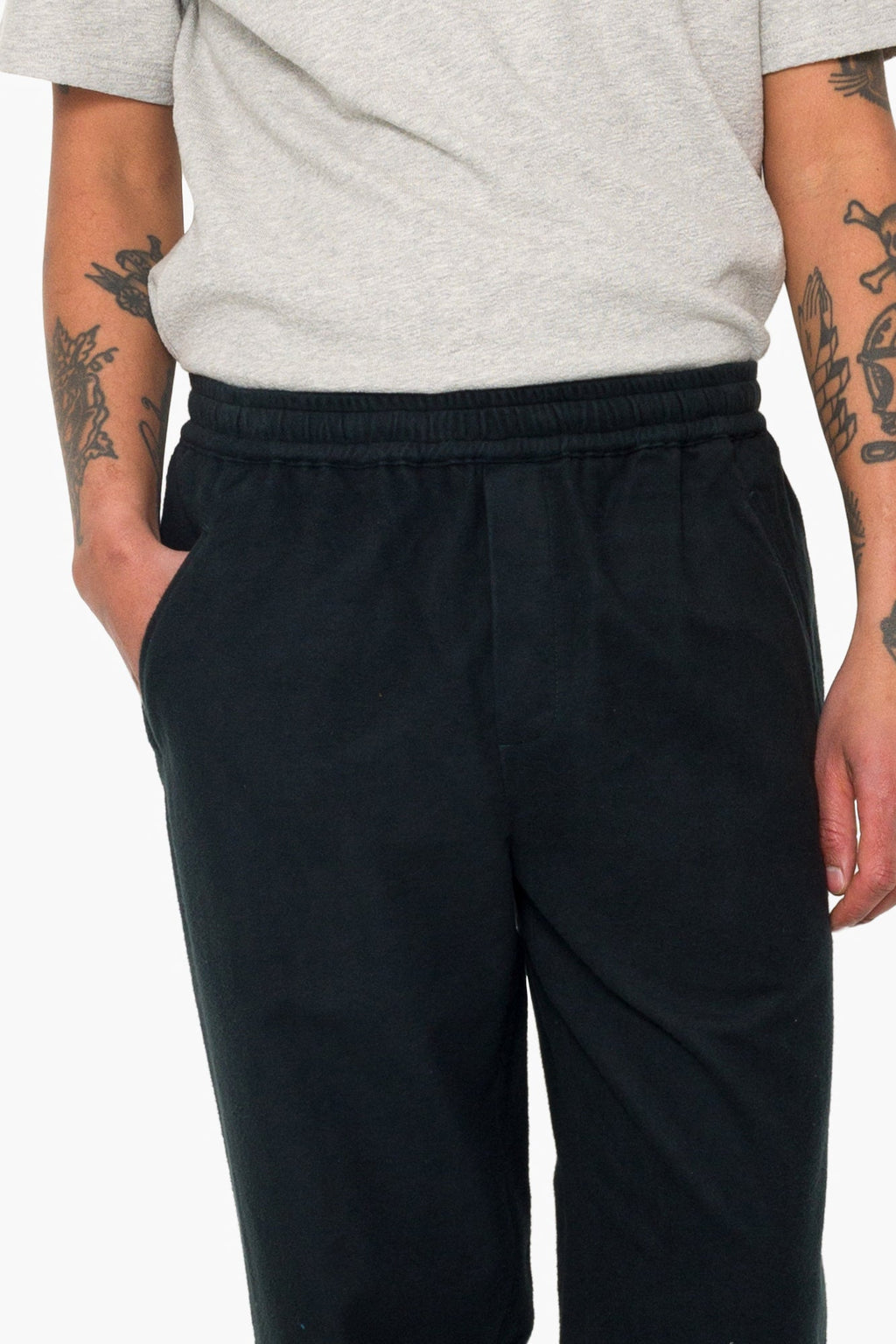 Drawcord Assembly Pant - Deep Green Moleskin