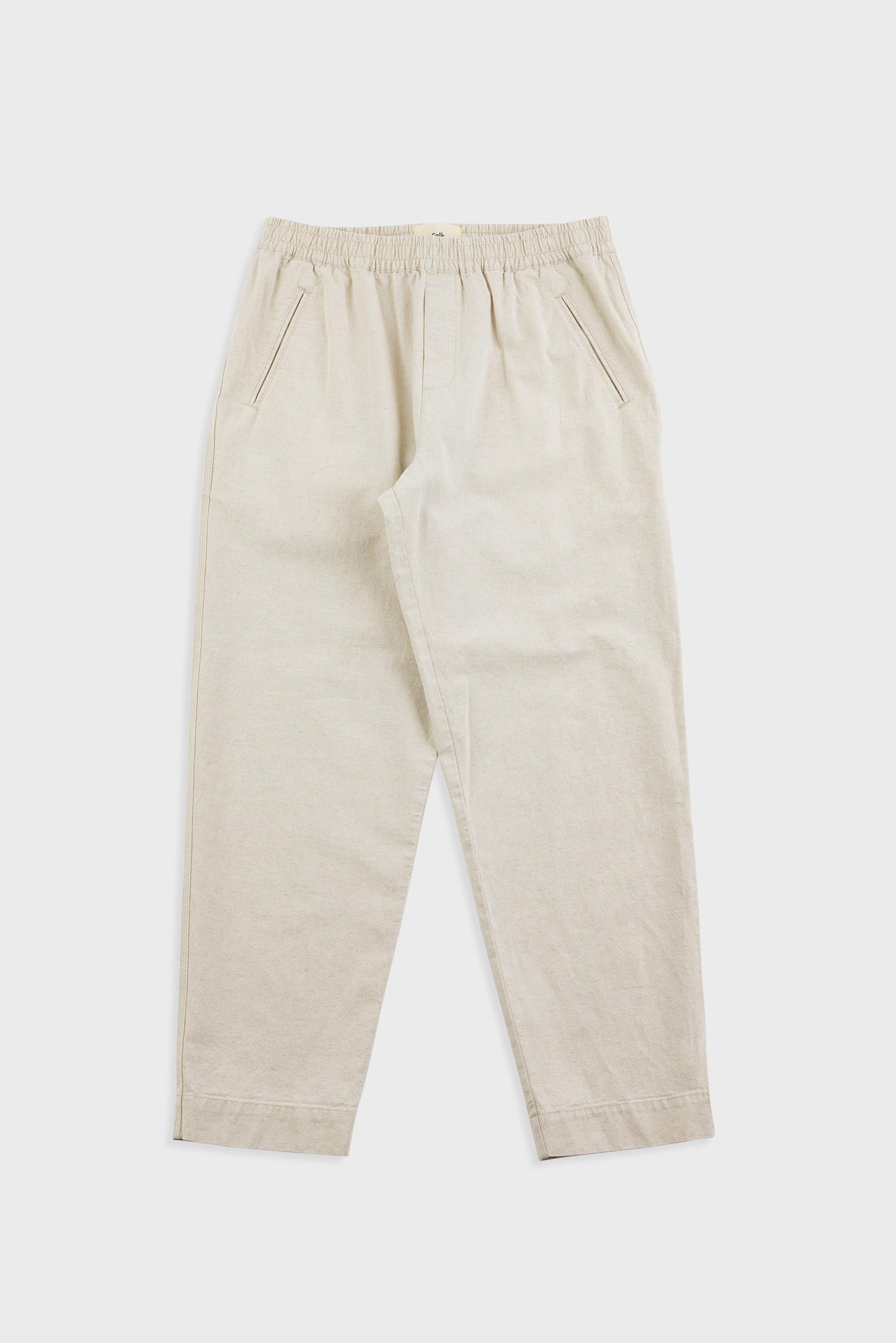 Drawcord Assembly Pant - Natural Linen Cotton Canvas