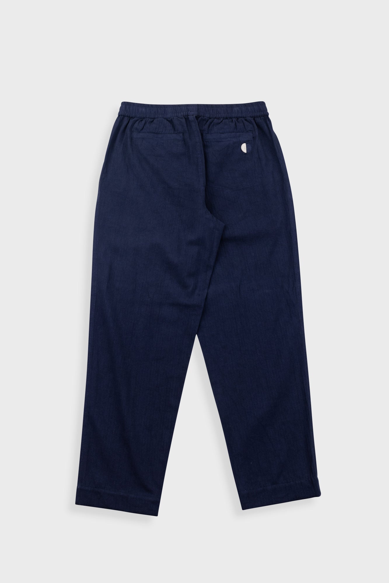 Drawcord Assembly Pant - Navy Herringbone