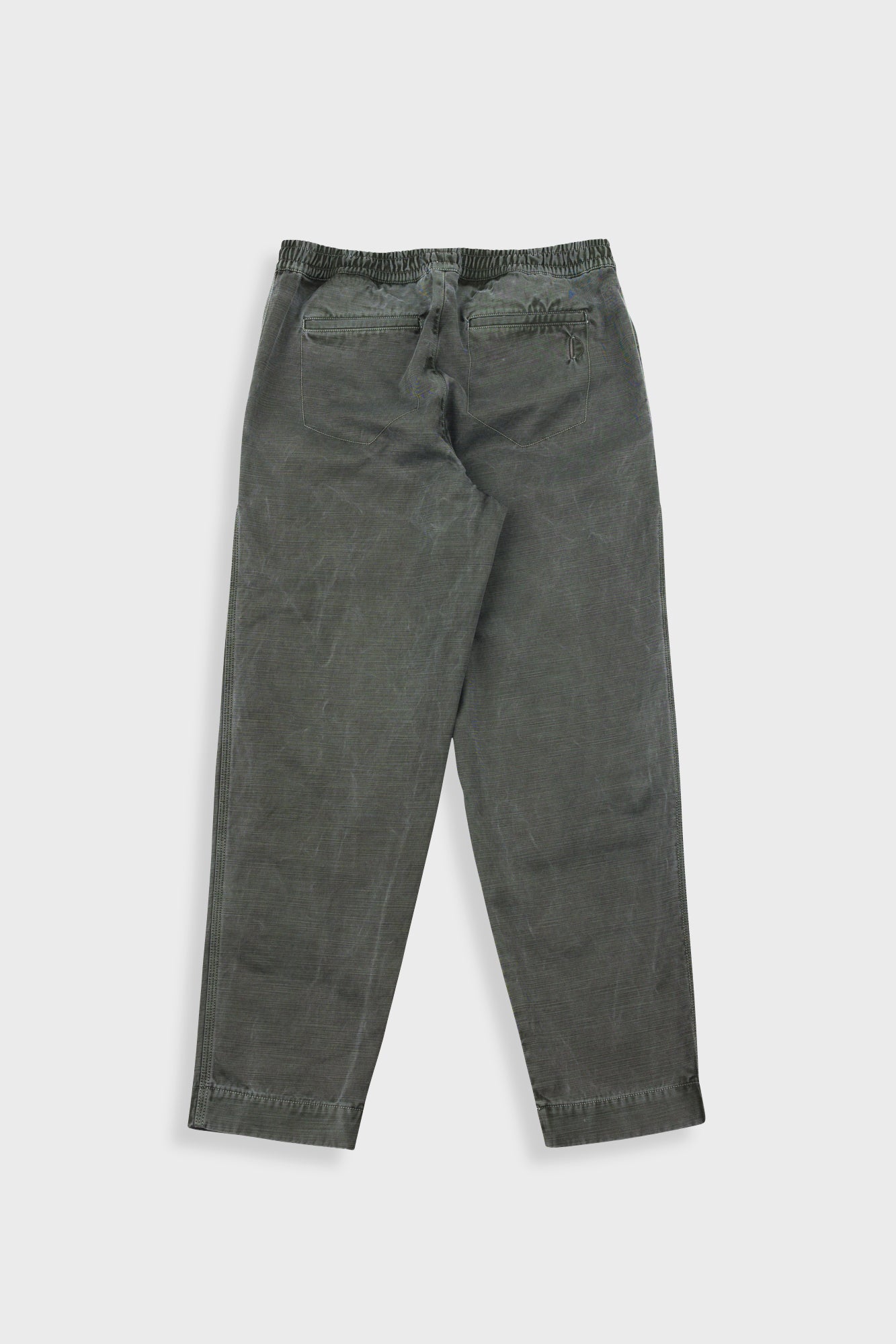 Drawcord Assembly Pant - Olive Slub