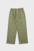 Drawcord Loose Trouser - Light Olive Ripstop