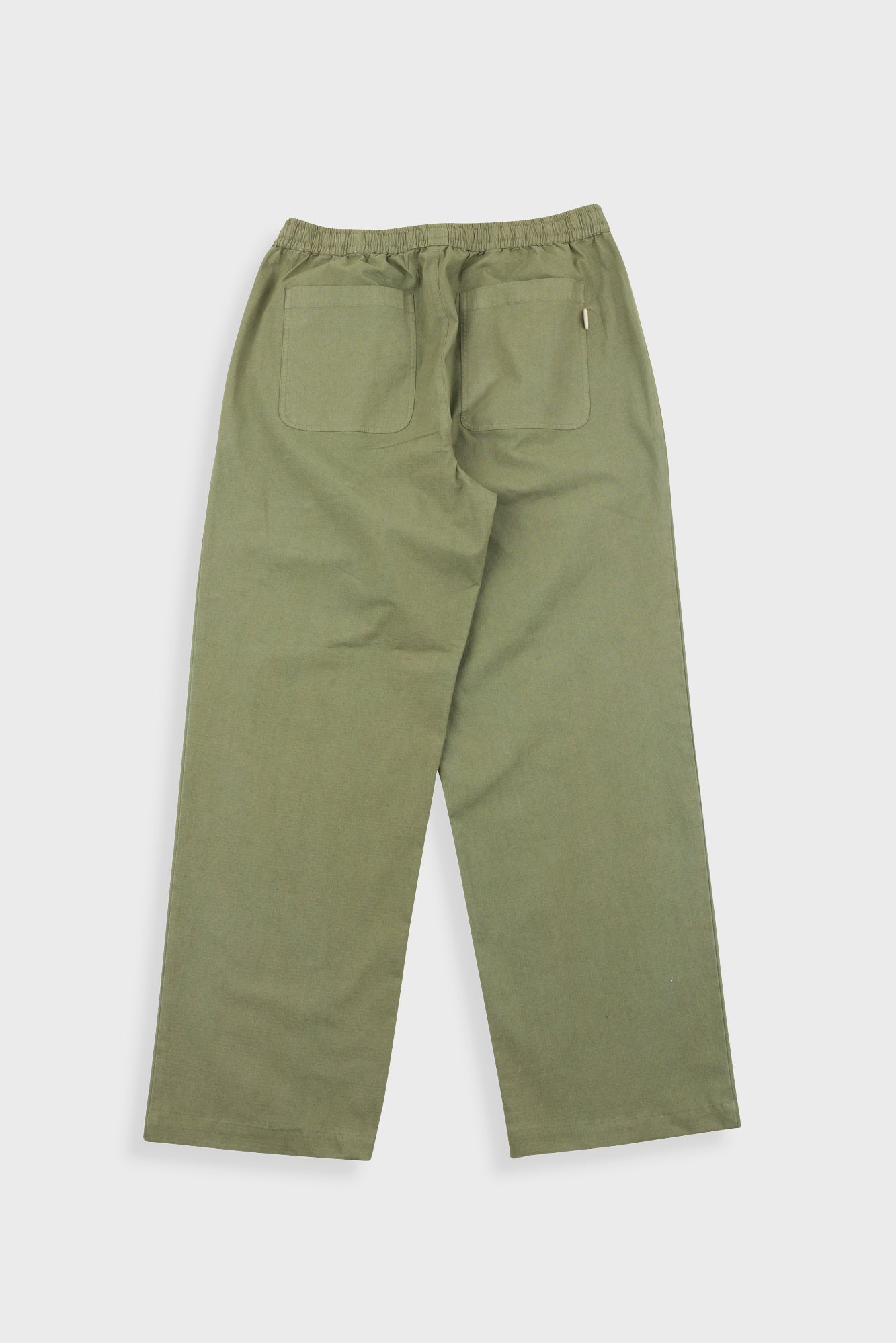 Drawcord Loose Trouser - Light Olive Ripstop