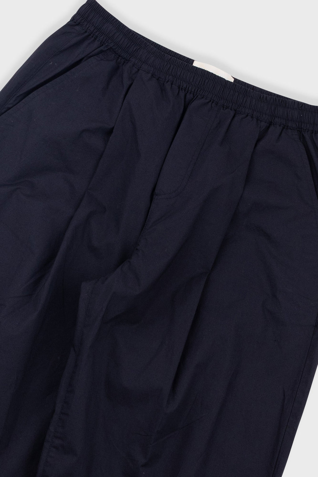 Drawcord Loose Trousers - Black
