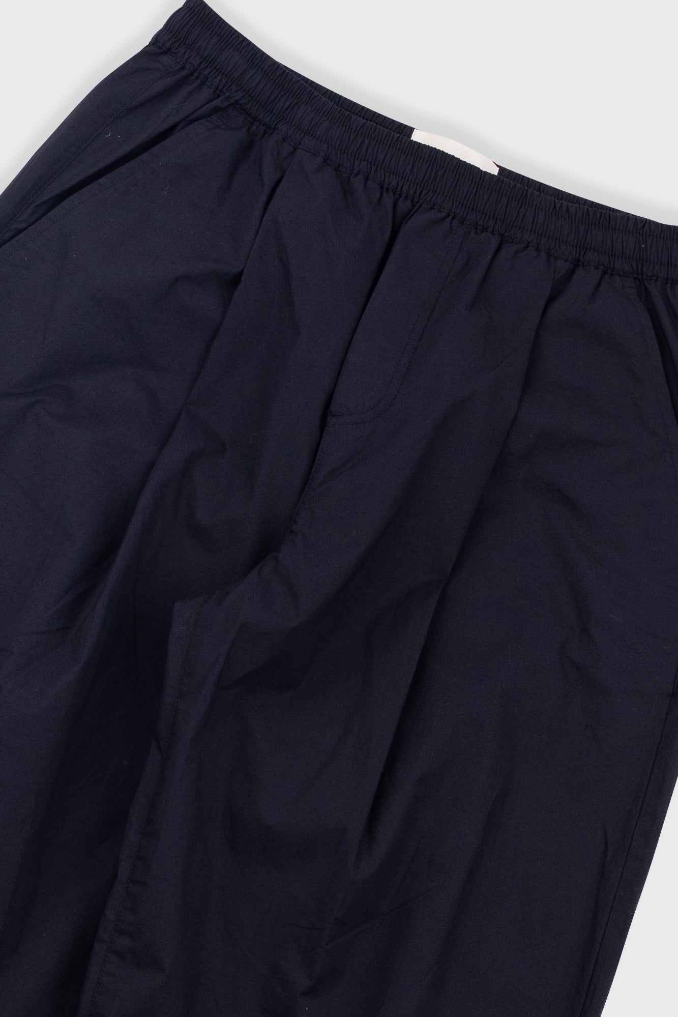 Drawcord Loose Trousers - Black