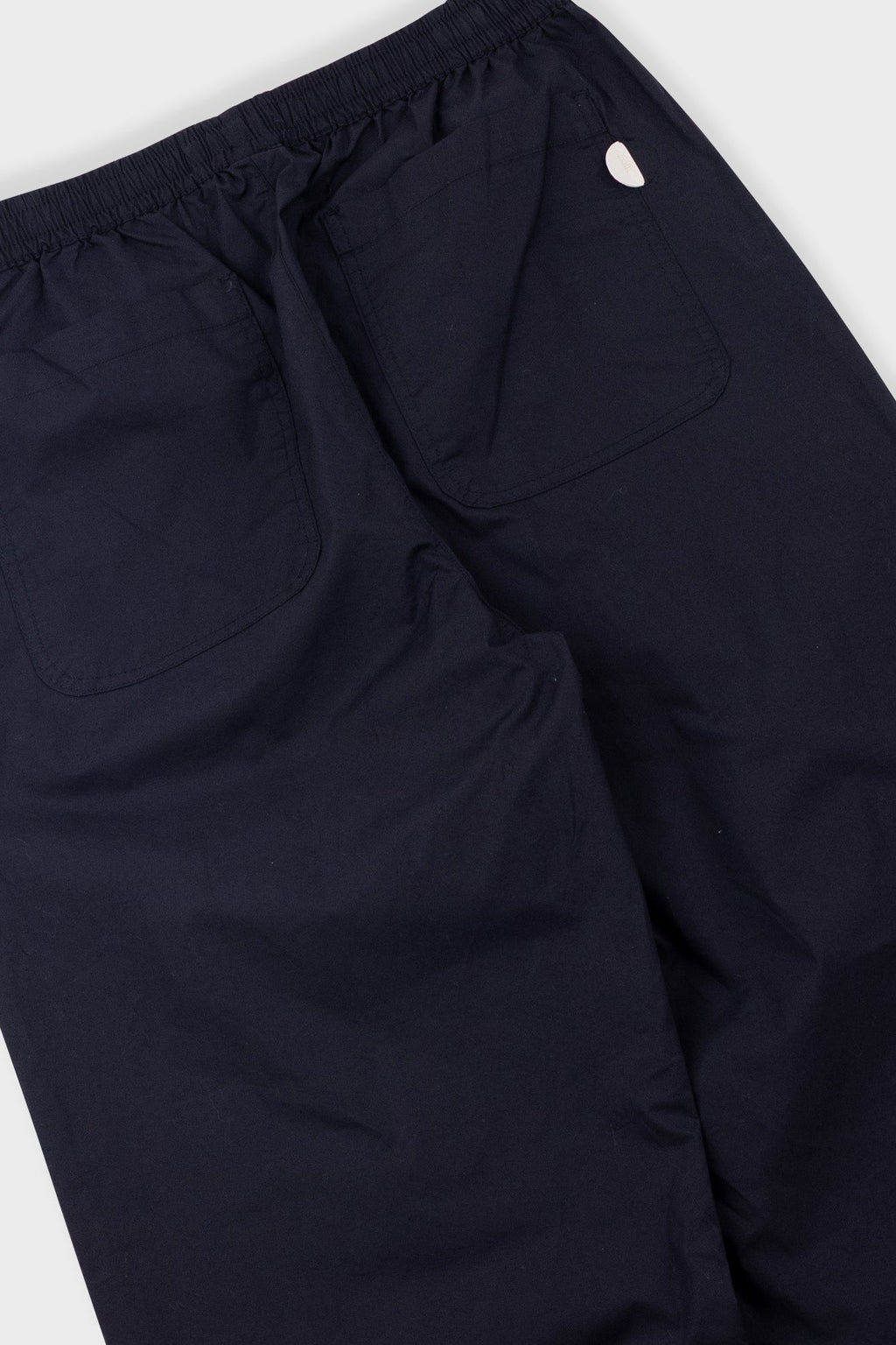 Drawcord Loose Trousers - Black