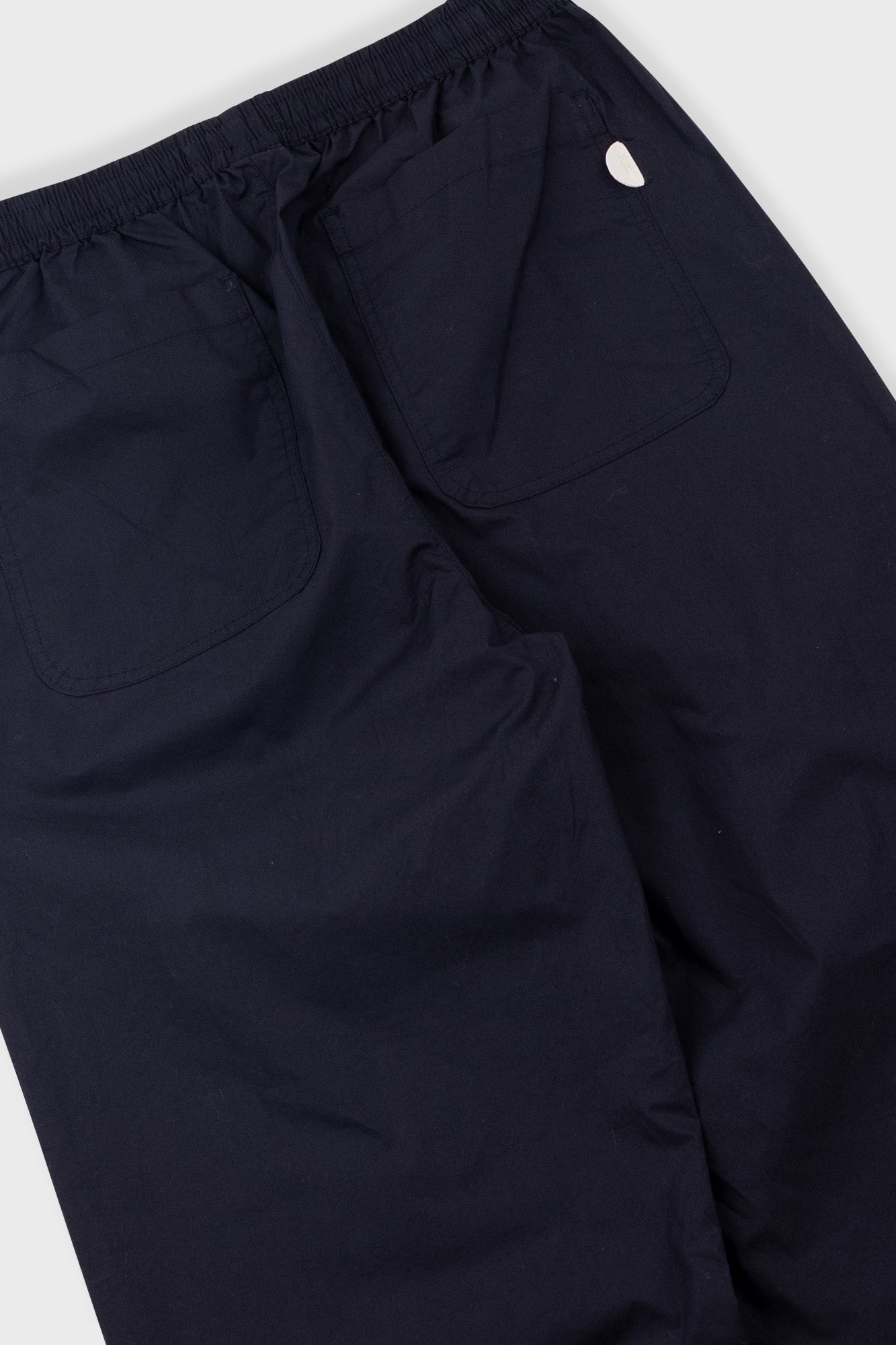 Drawcord Loose Trousers - Black