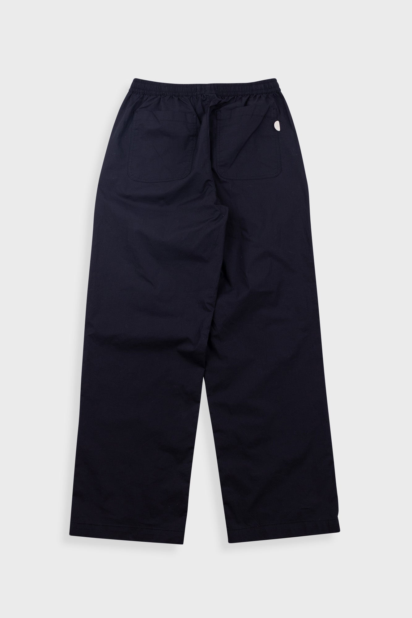 Drawcord Loose Trousers - Black
