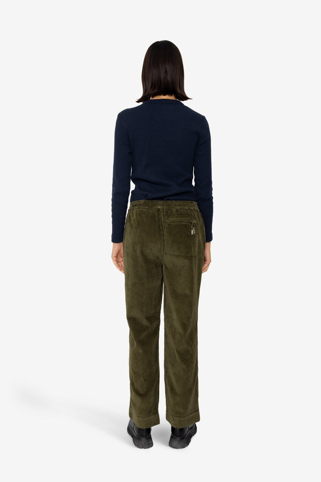 Drawcord Signal Pants - Olive Cord