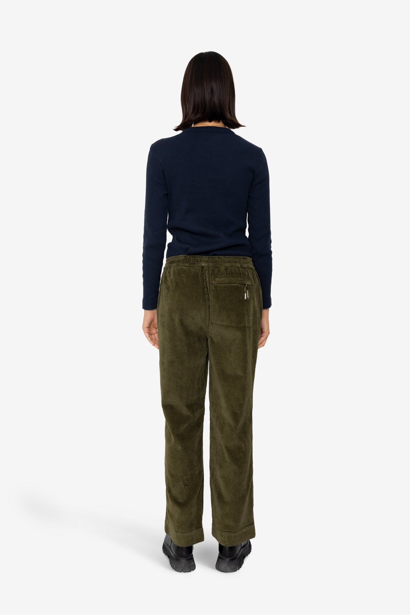 Drawcord Signal Pants - Olive Cord