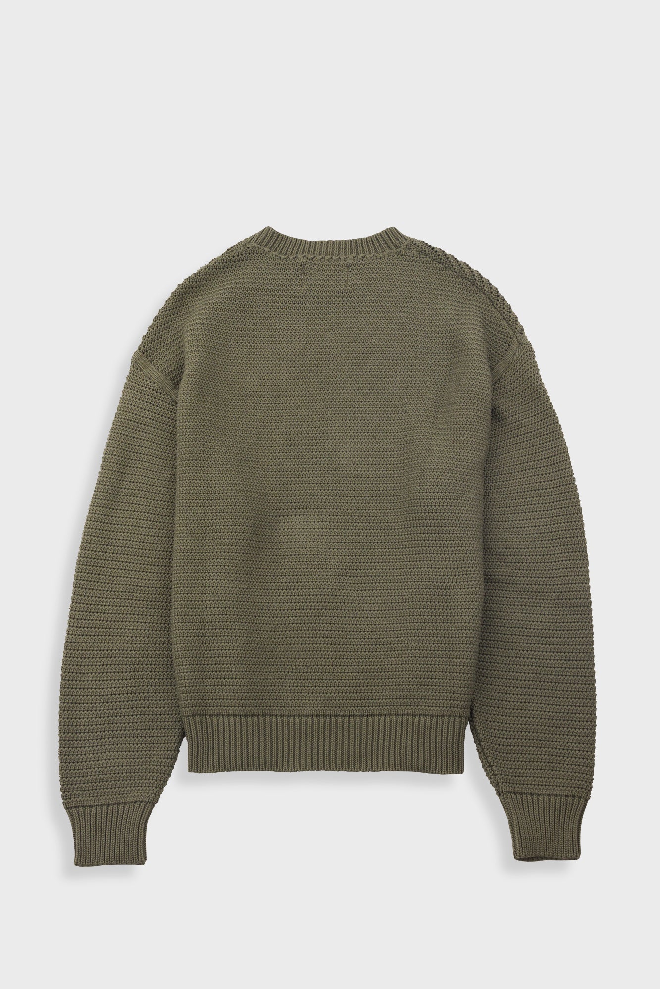 Drop Shoulder Crew - Olive