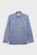 Easy Fit Shirt - Indigo Crinkle Mini Check