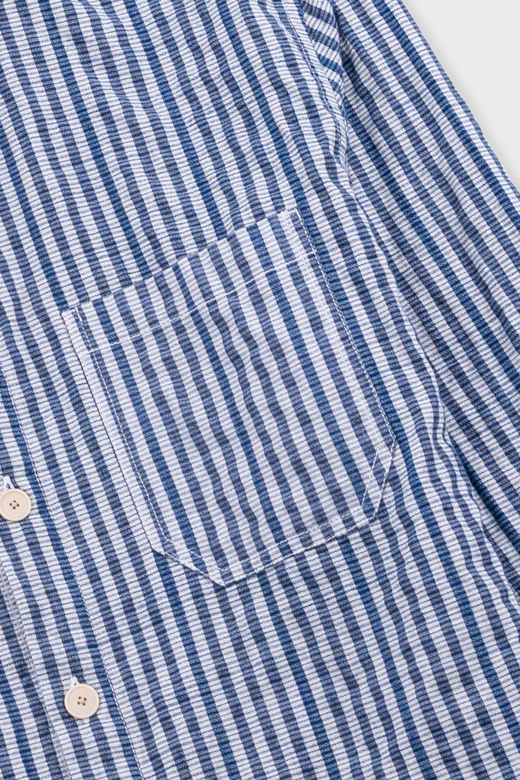 Easy Fit Shirt - Indigo Crinkle Mini Check