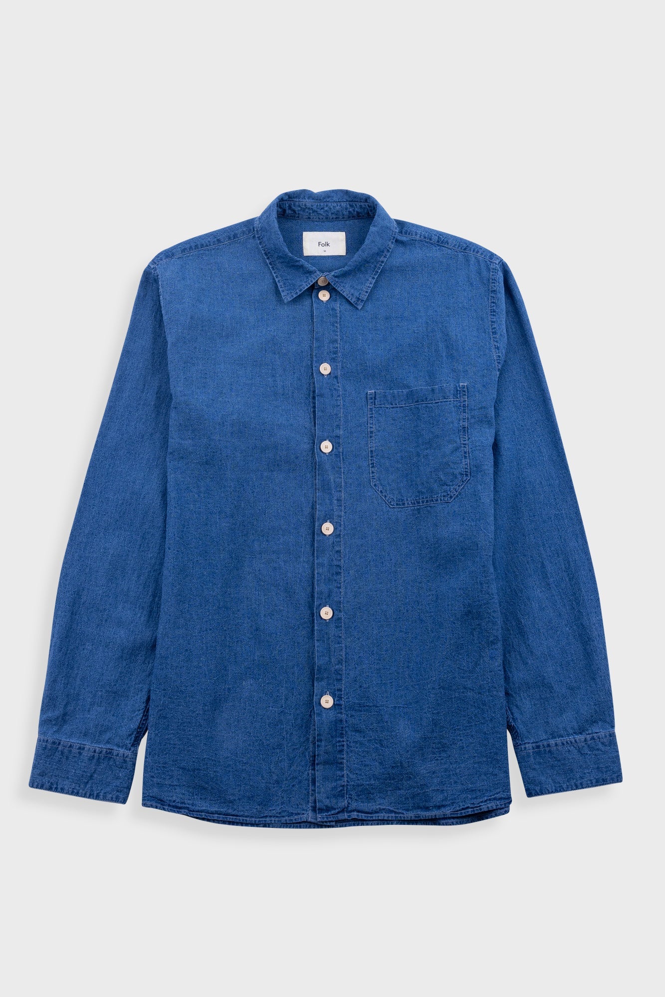 Easy Fit Shirt - Indigo Linen