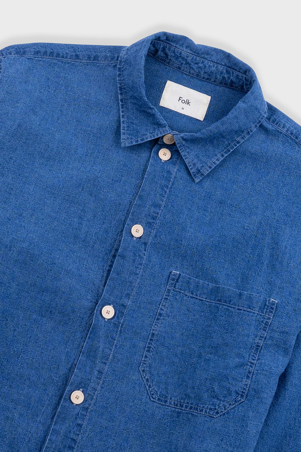 Easy Fit Shirt - Indigo Linen
