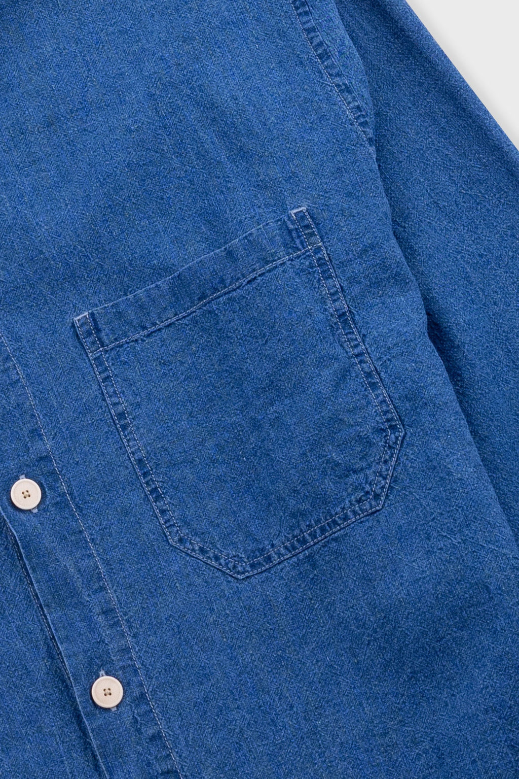 Easy Fit Shirt - Indigo Linen