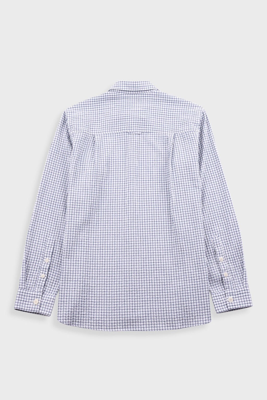 Easy Fit Shirt - Soft Blue Mini Check