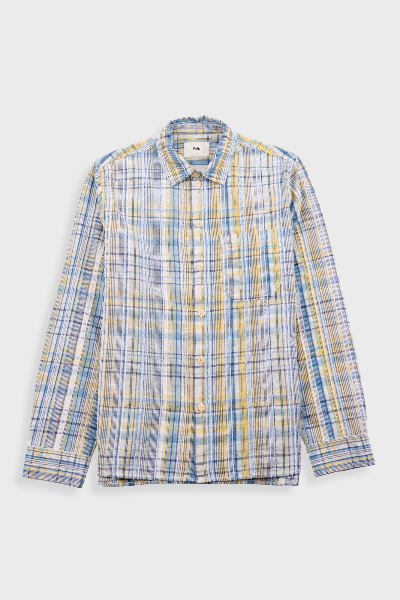 Easy Fit Shirt - Yellow Blue Cut Check