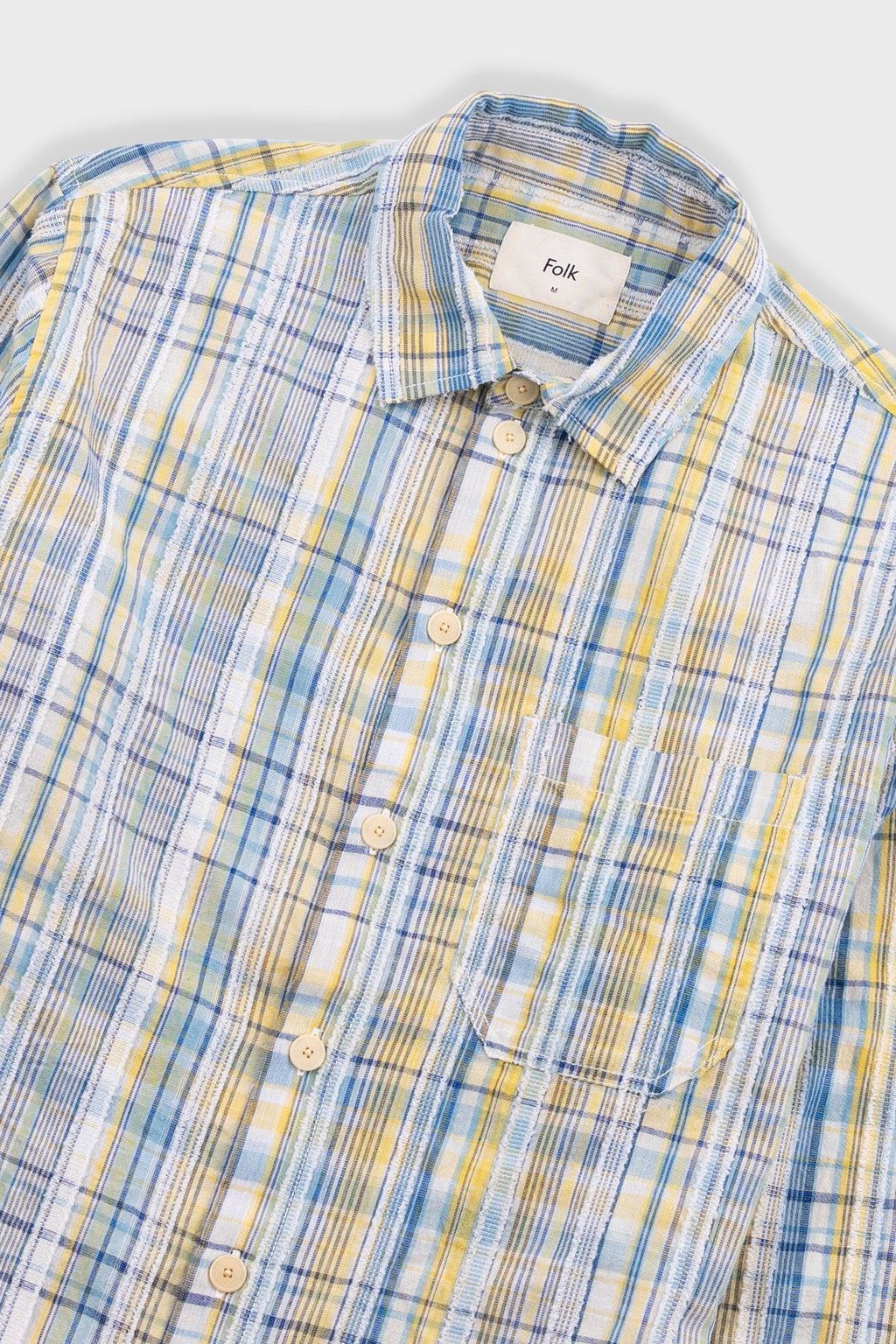 Easy Fit Shirt - Yellow Blue Cut Check