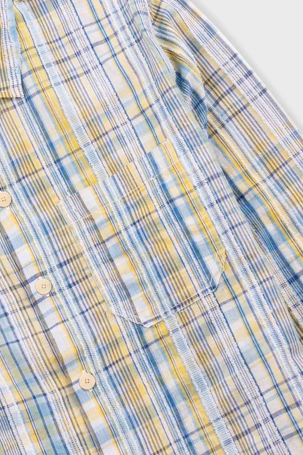 Easy Fit Shirt - Yellow Blue Cut Check