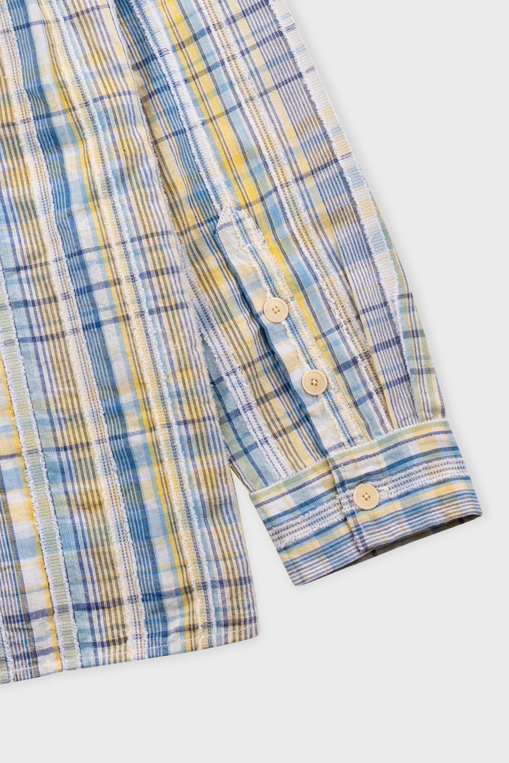 Easy Fit Shirt - Yellow Blue Cut Check