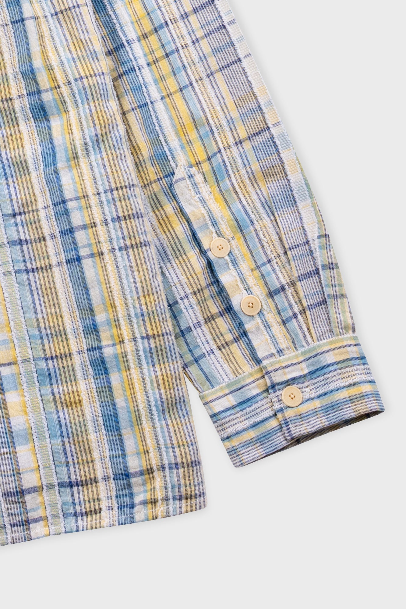 Easy Fit Shirt - Yellow Blue Cut Check