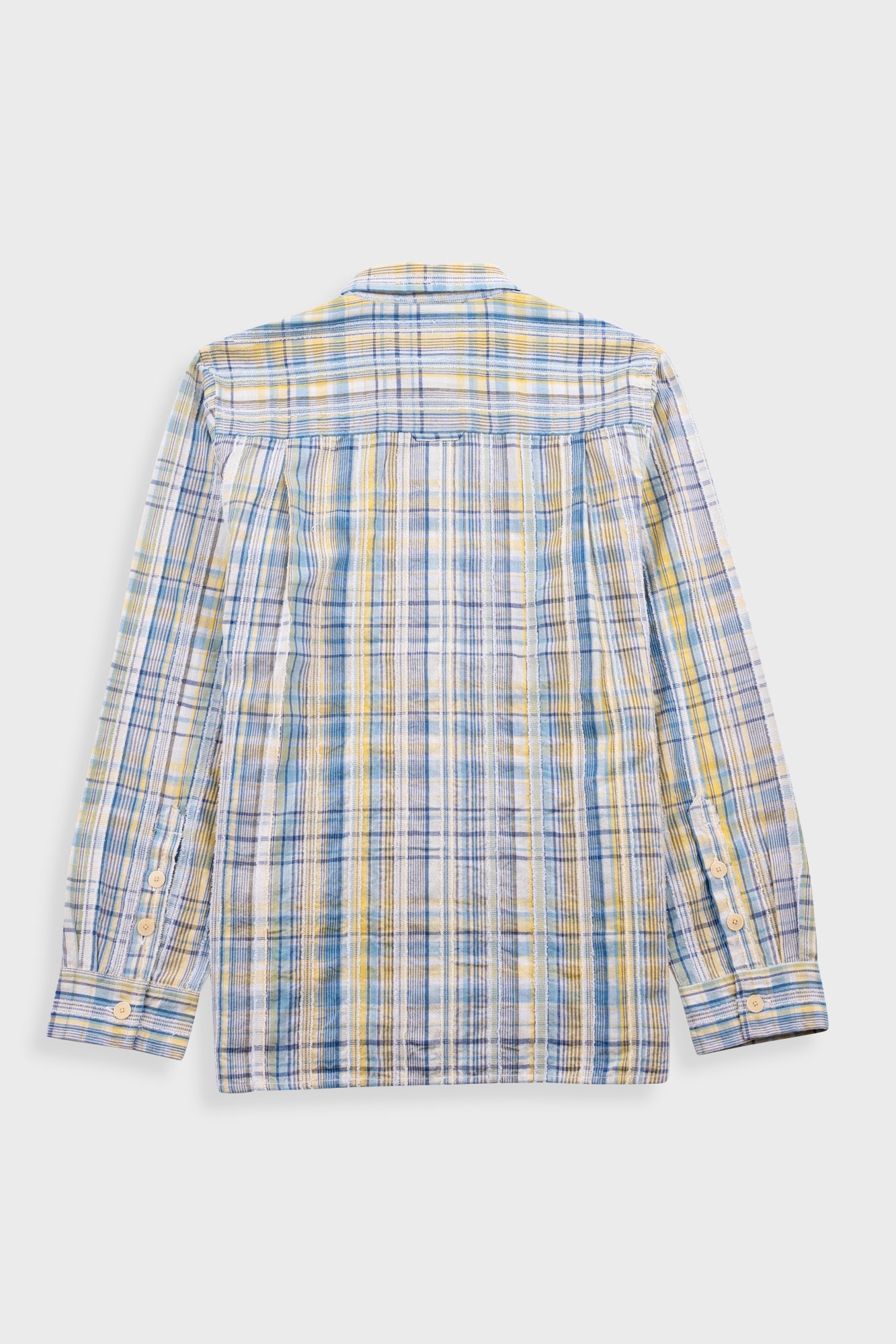 Easy Fit Shirt - Yellow Blue Cut Check