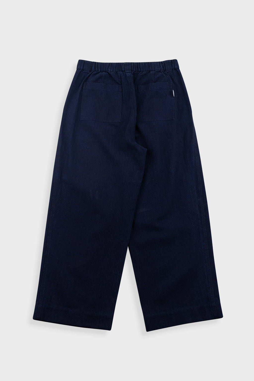 Easy Fit Trouser - Deep Indigo Herringbone