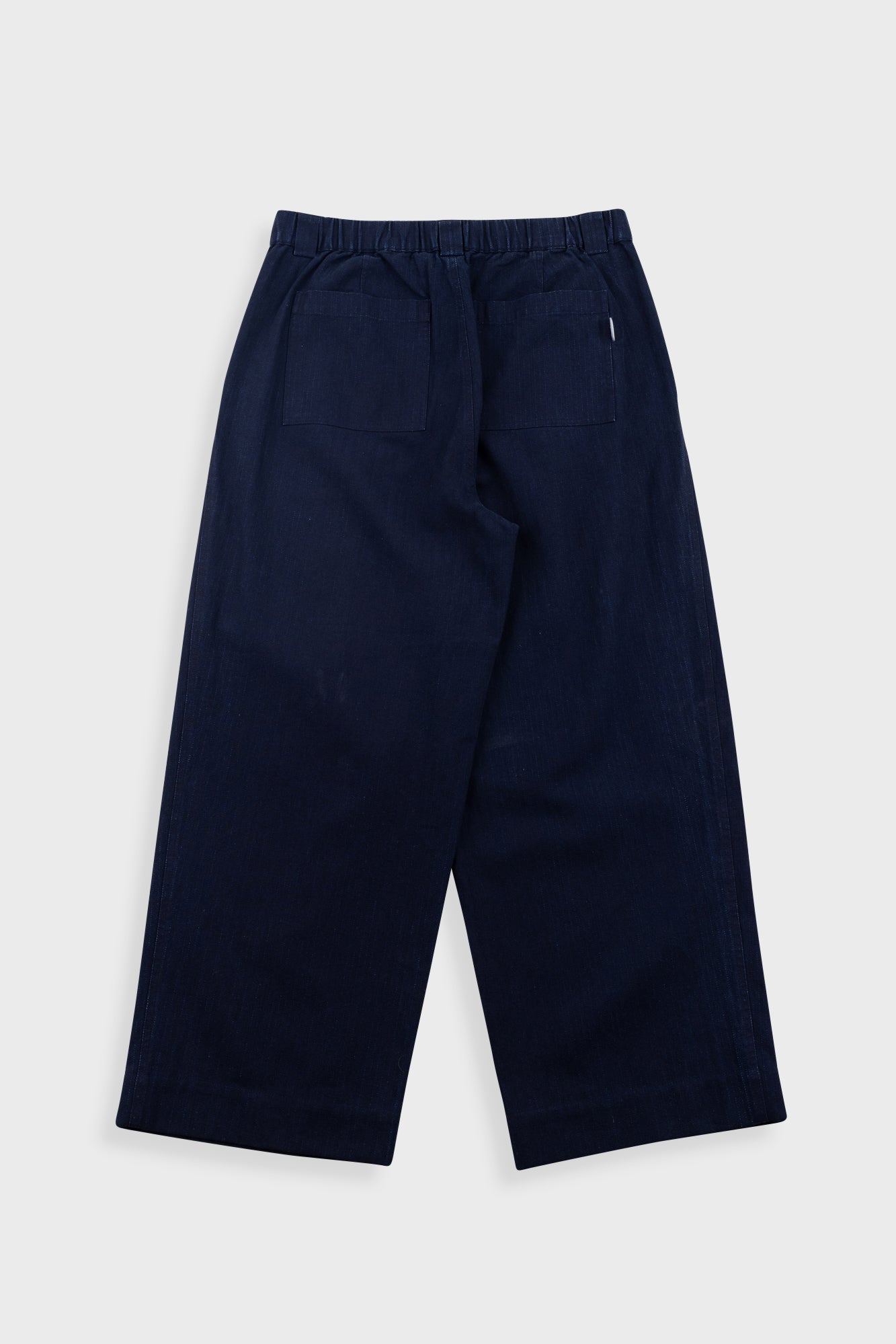 Easy Fit Trouser - Deep Indigo Herringbone