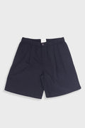 Elasticated Wide Fit Short - Black Seersucker