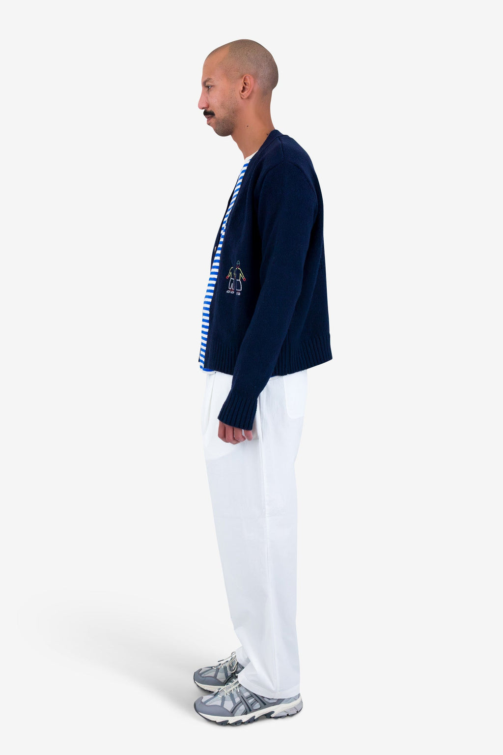 People Cardigan - Navy Mix