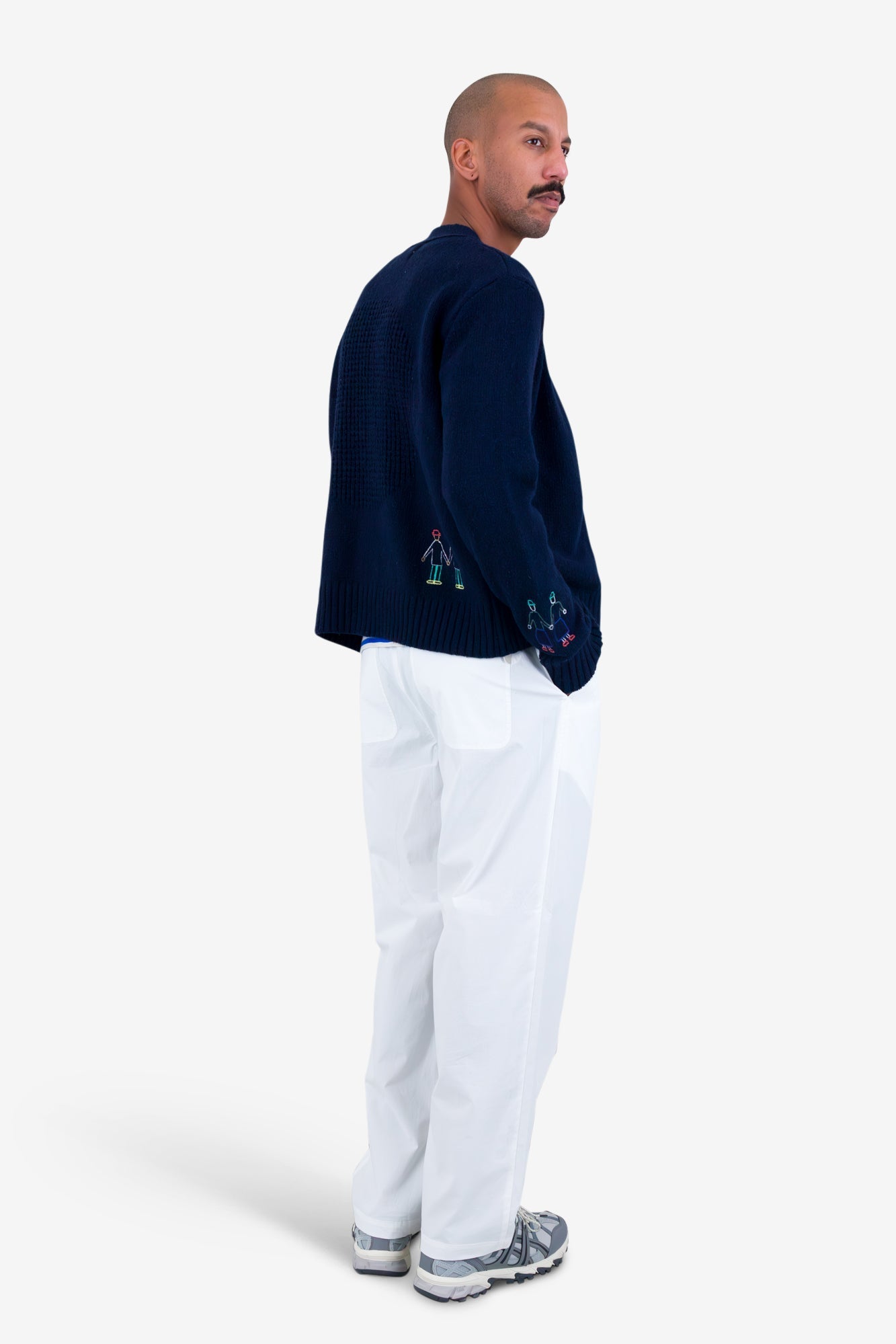 People Cardigan - Navy Mix