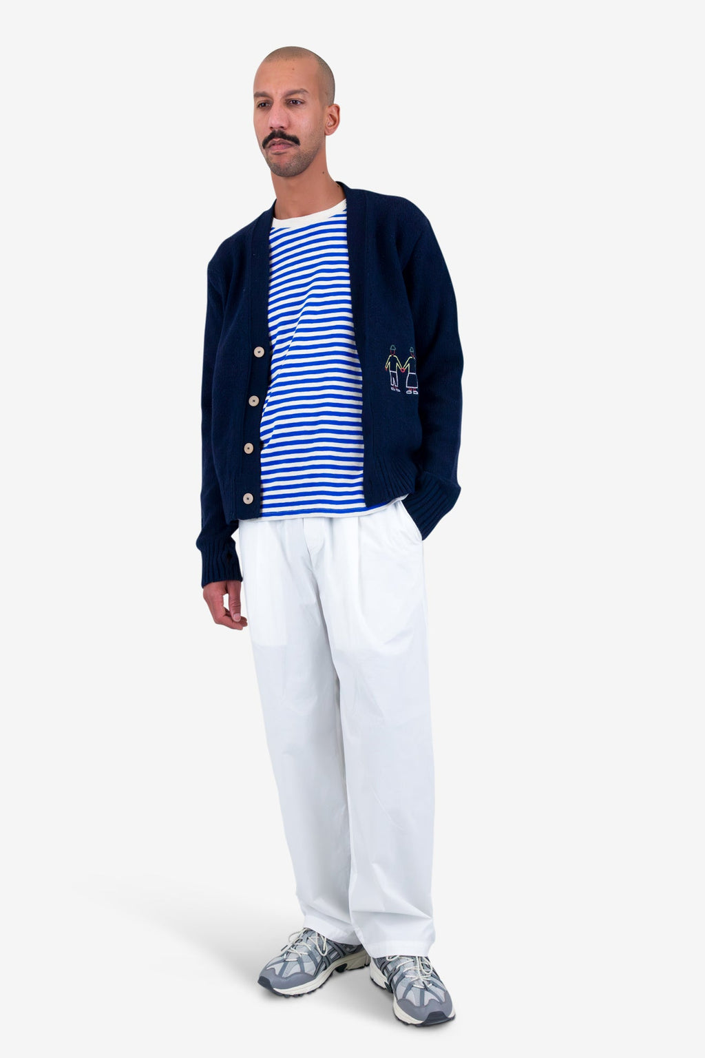 People Cardigan - Navy Mix
