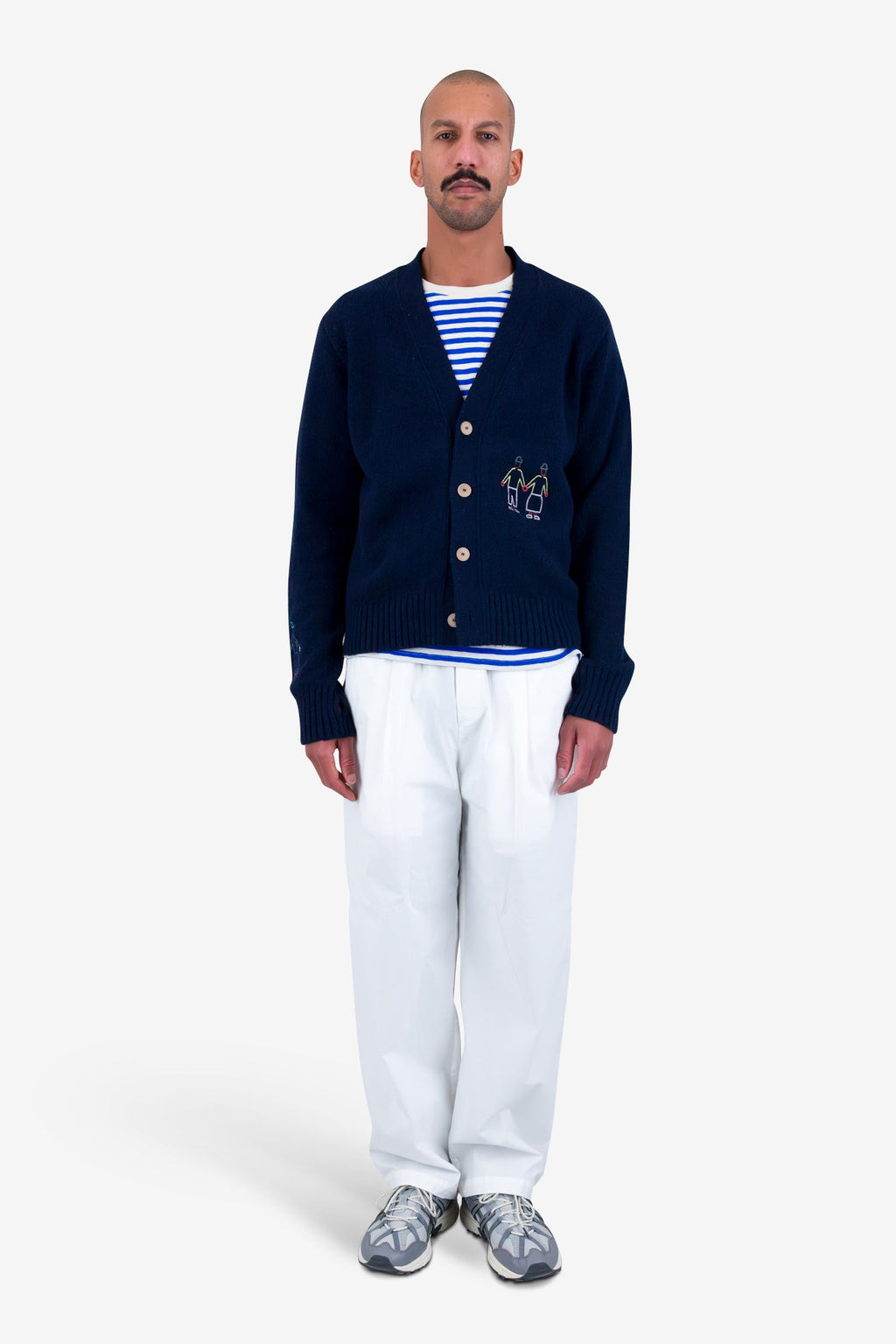 People Cardigan - Navy Mix