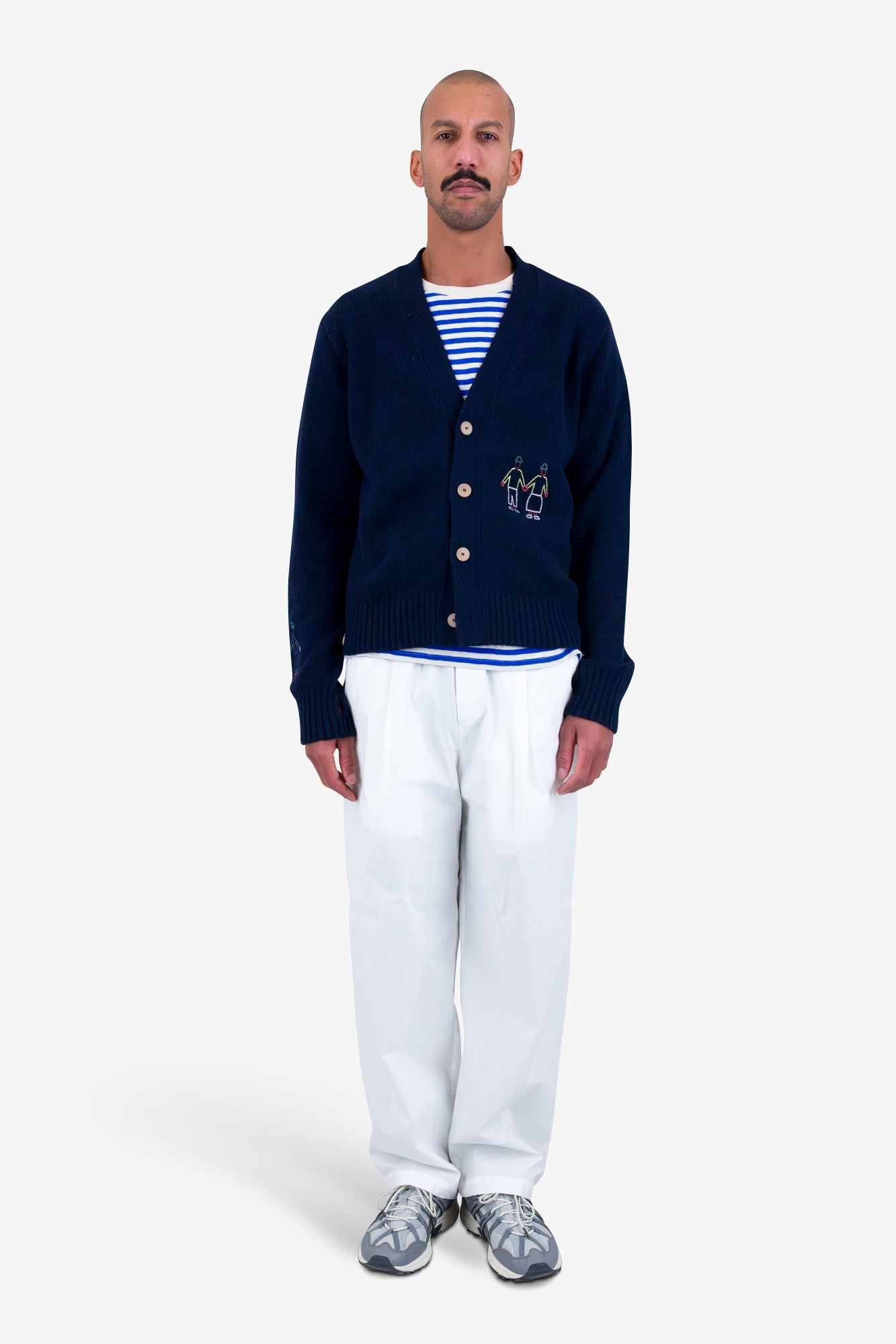 People Cardigan - Navy Mix