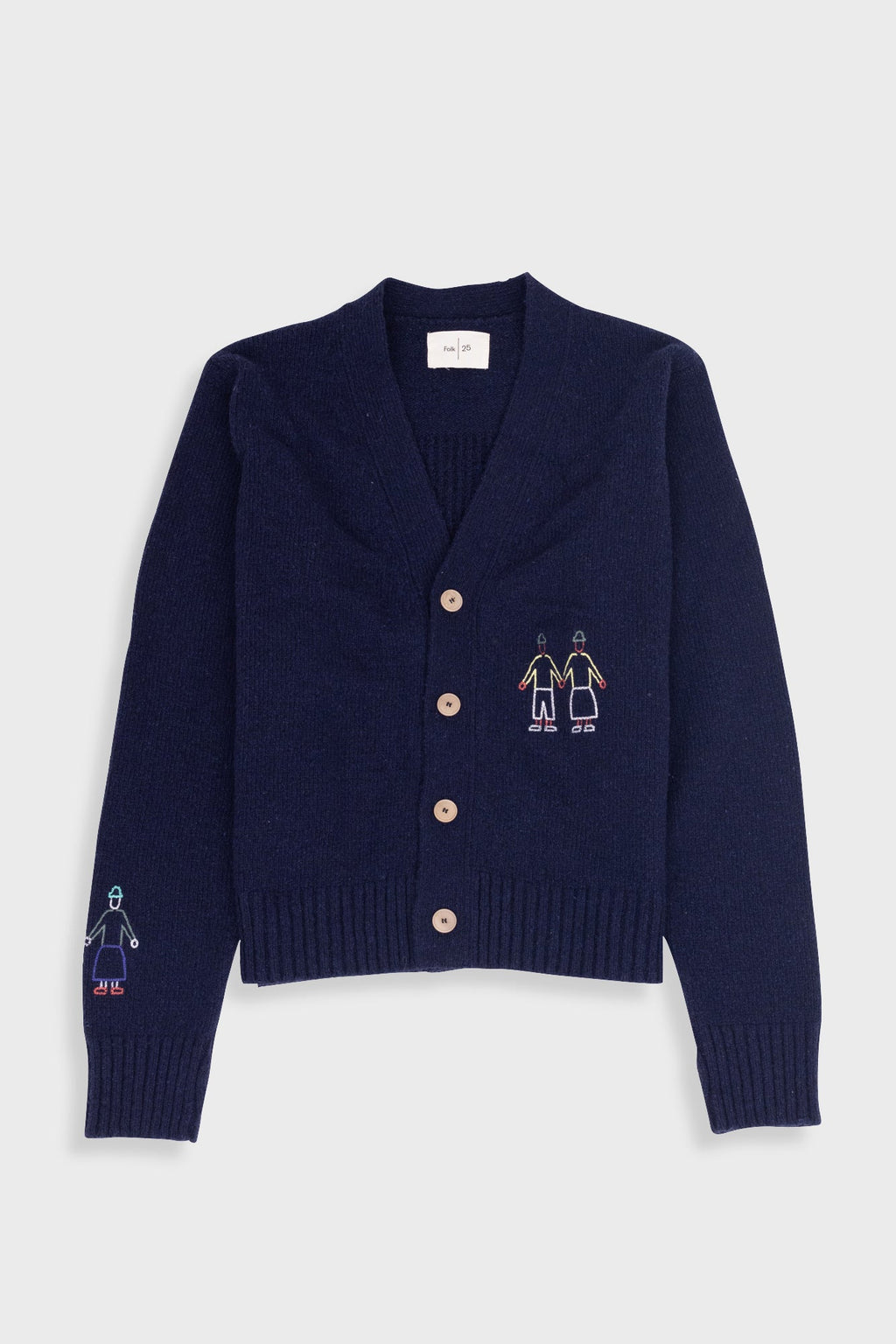 People Cardigan - Navy Mix