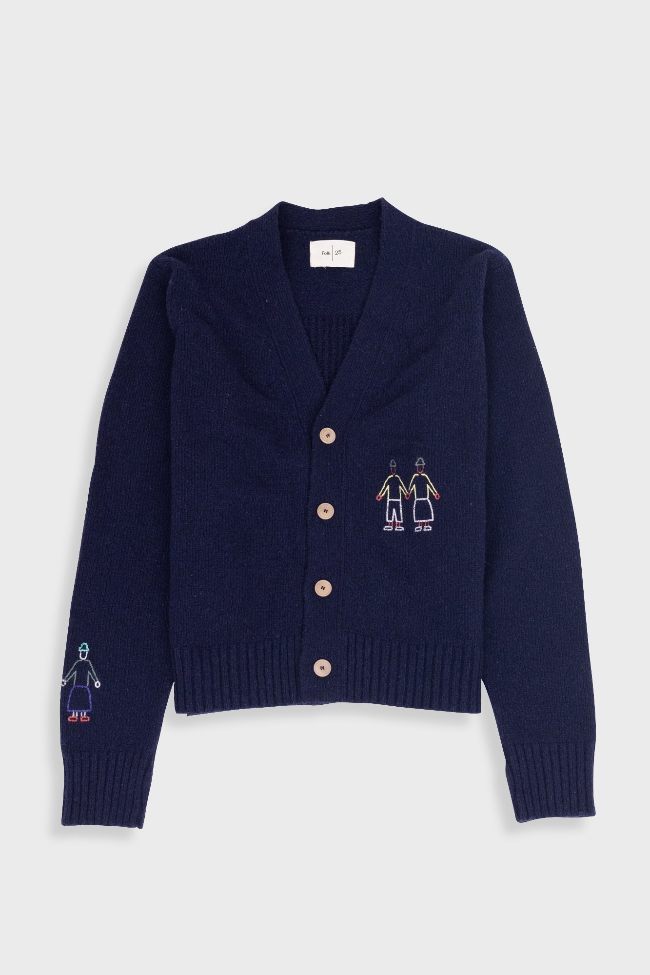 People Cardigan - Navy Mix