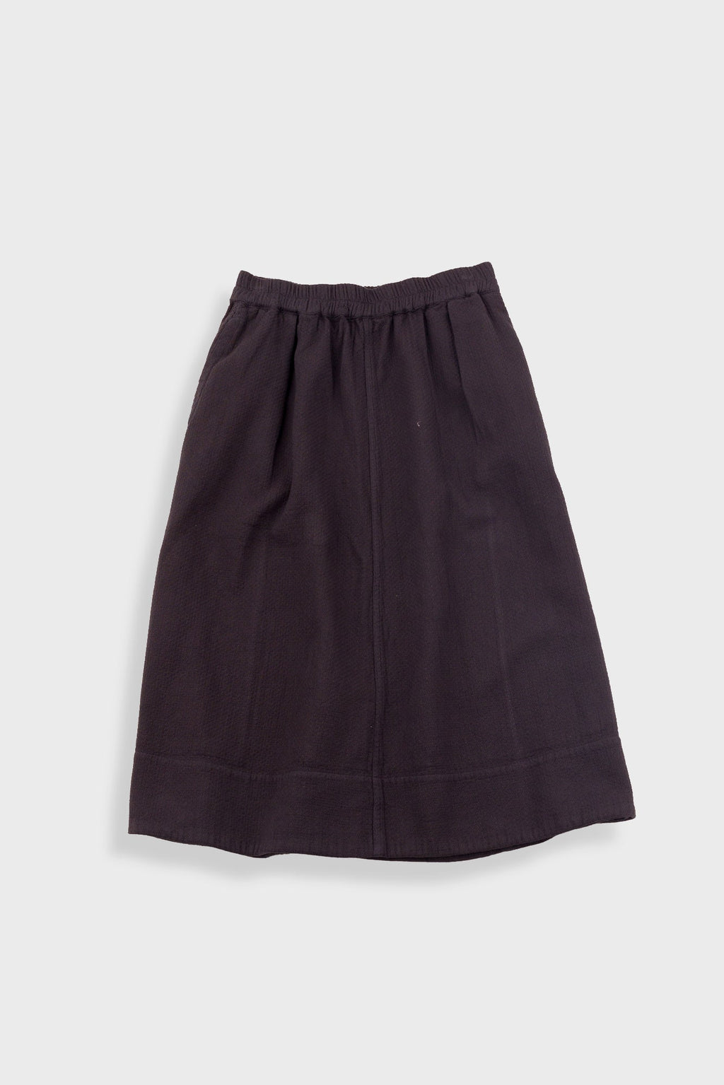 Full Seam Skirt - Black Small Basket Weave