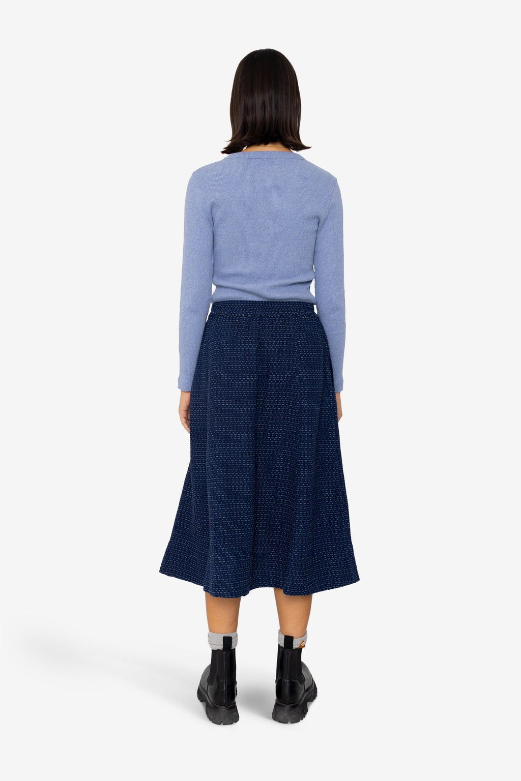 Full Seam Skirt - Indigo Floatstitch