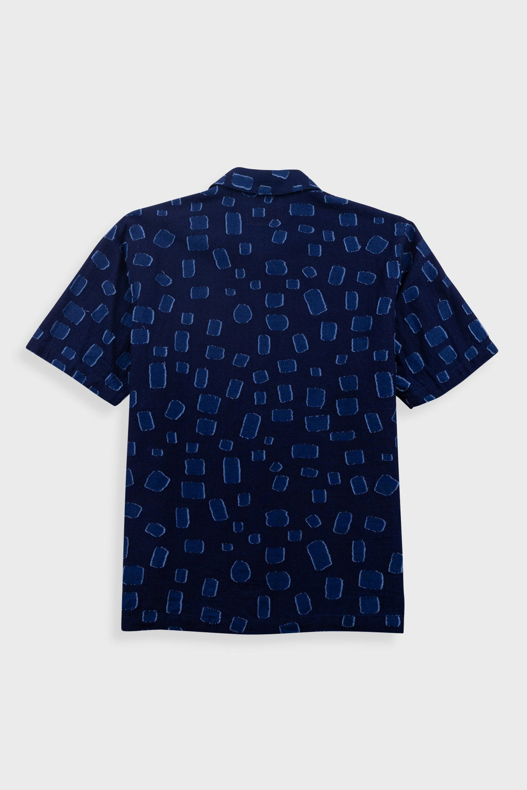 Gabe Shirt - Indigo Irregular Dot