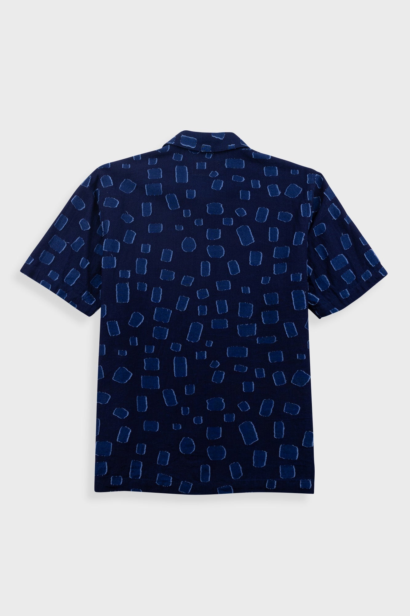 Gabe Shirt - Indigo Irregular Dot