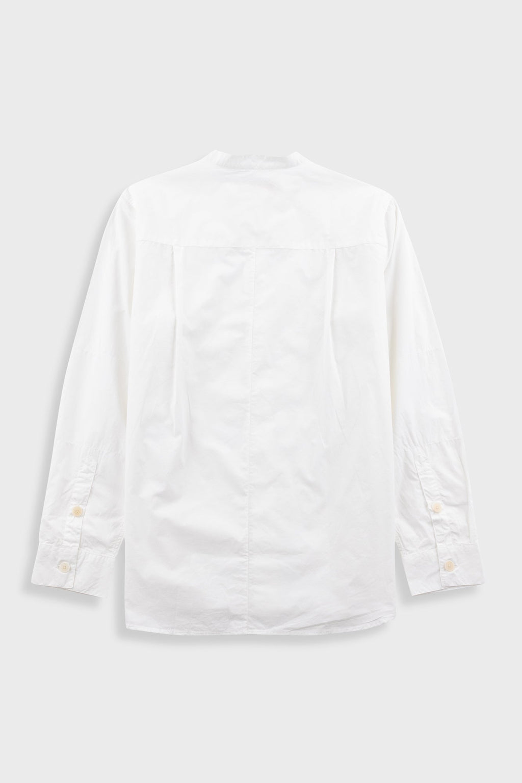 Grandad Collar Shirt - White