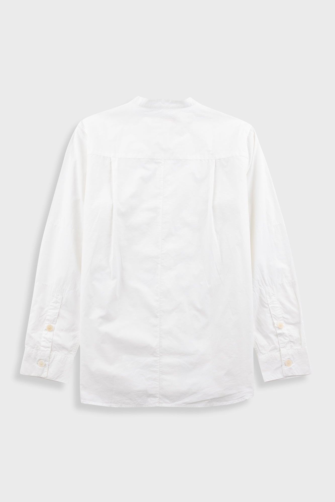 Grandad Collar Shirt - White