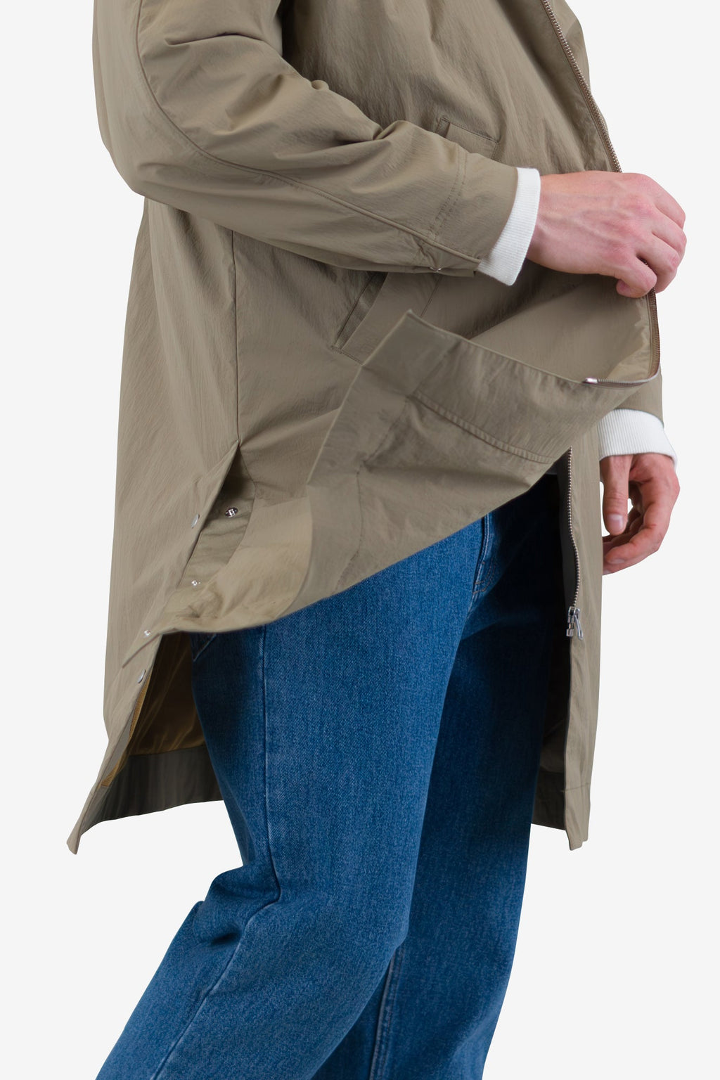 Hooded Anorak - Khaki