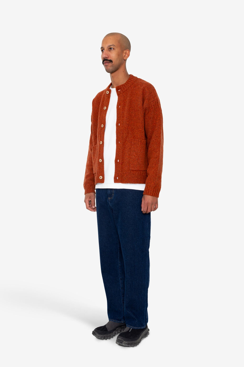 Knitted Jacket - Burnt Ochre