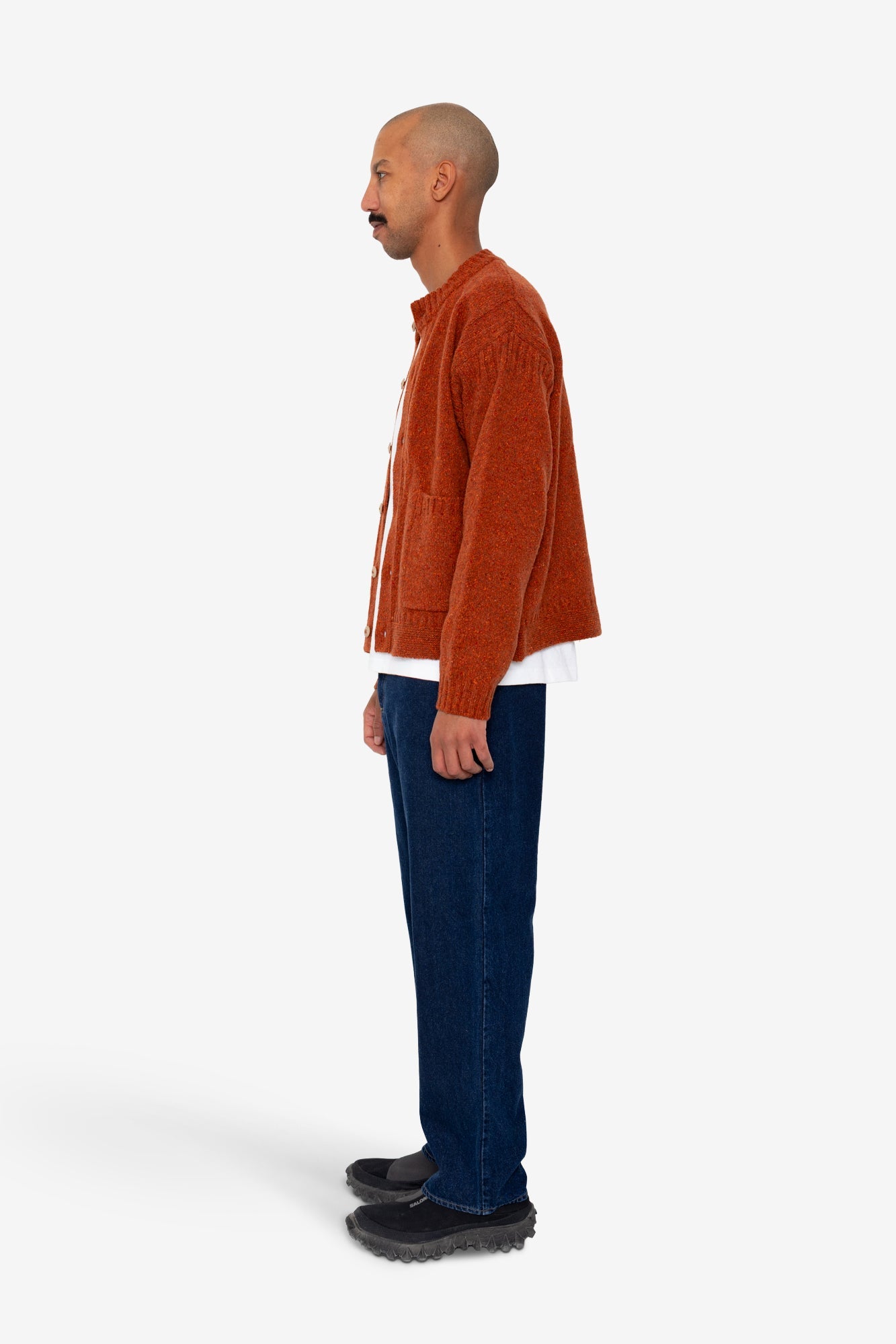 Knitted Jacket - Burnt Ochre