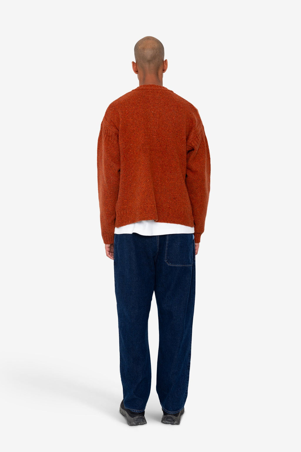 Knitted Jacket - Burnt Ochre