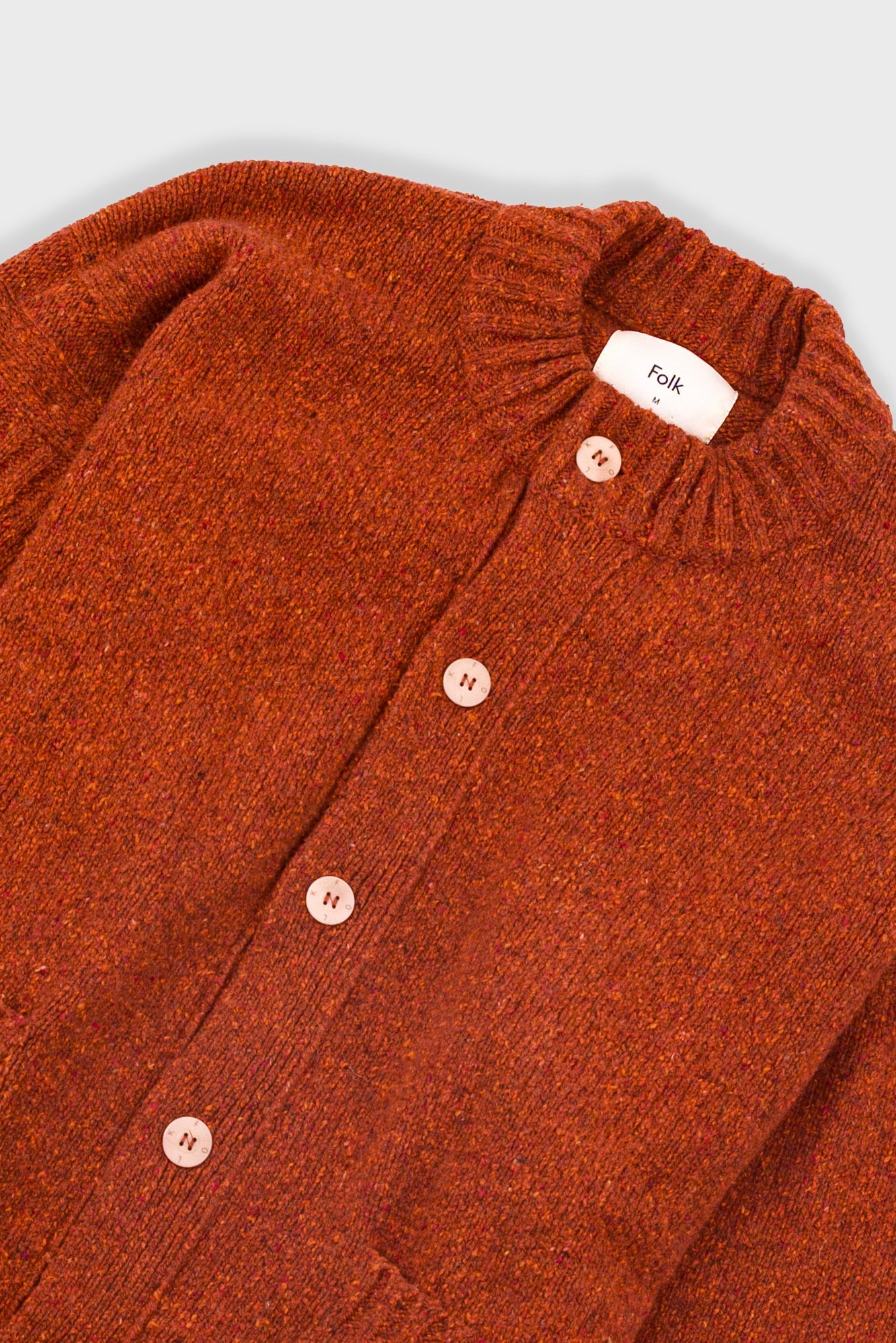 Knitted Jacket - Burnt Ochre