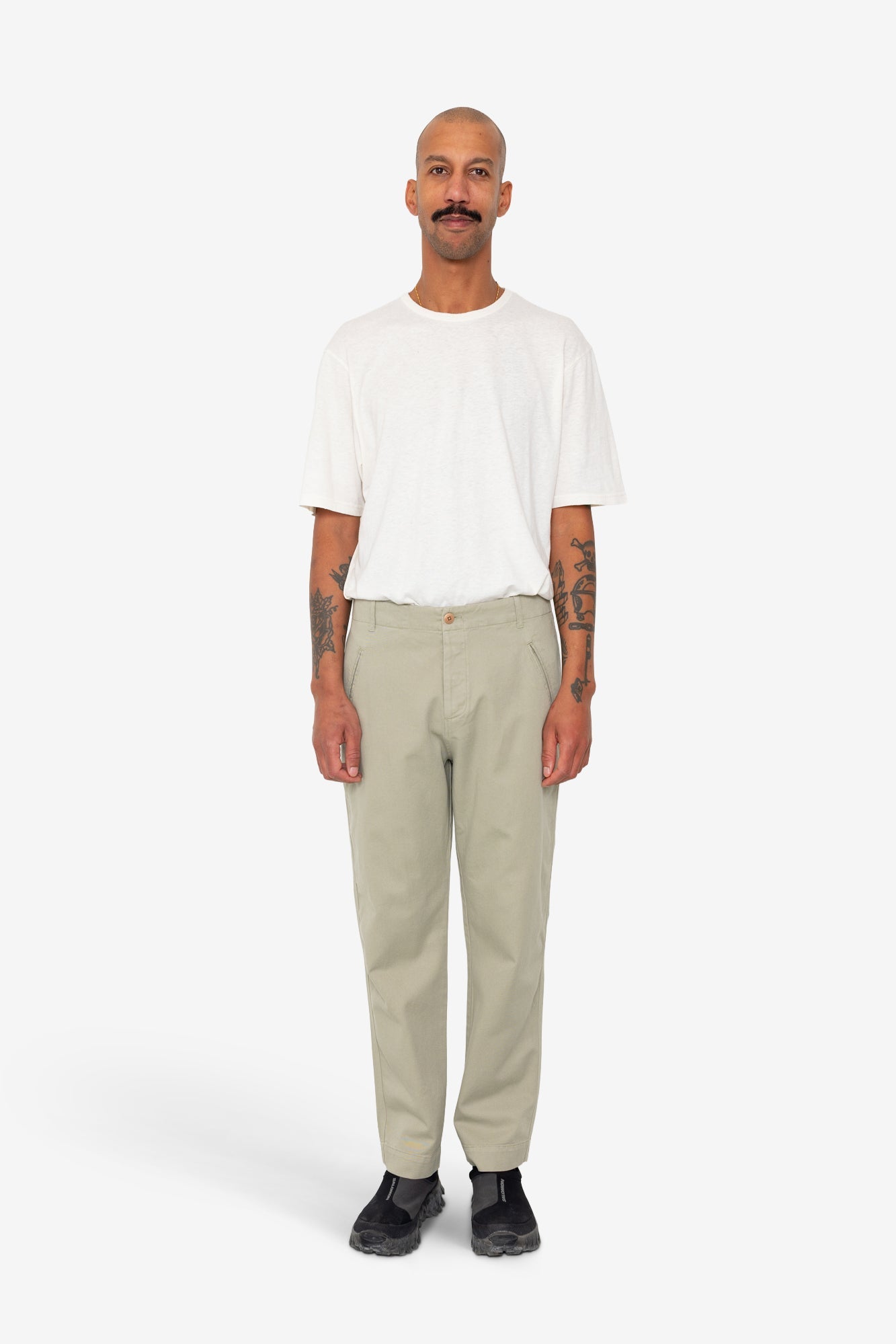 Lean Assembly Pant - Light Olive Brushed Twill