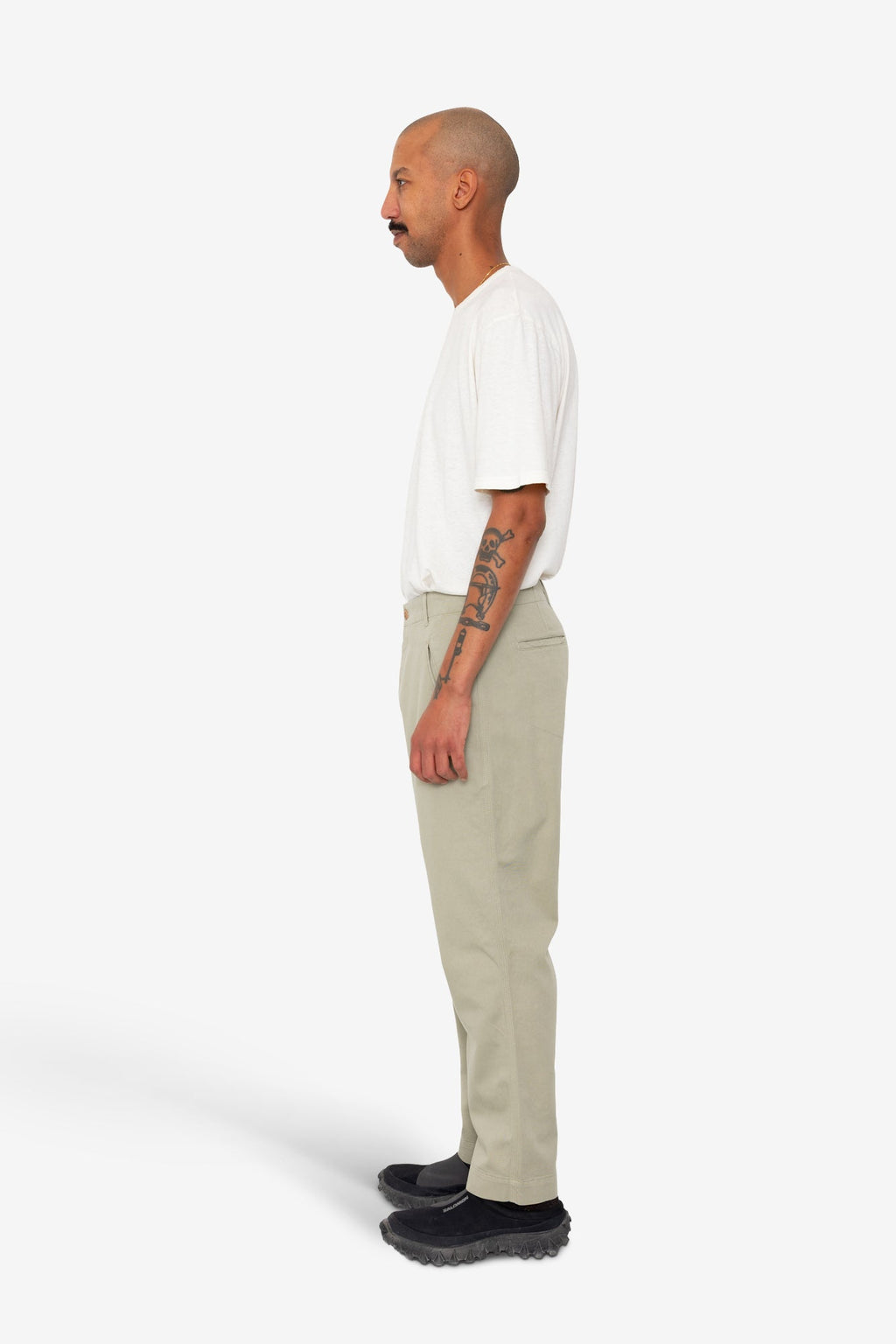 Lean Assembly Pant - Light Olive Brushed Twill