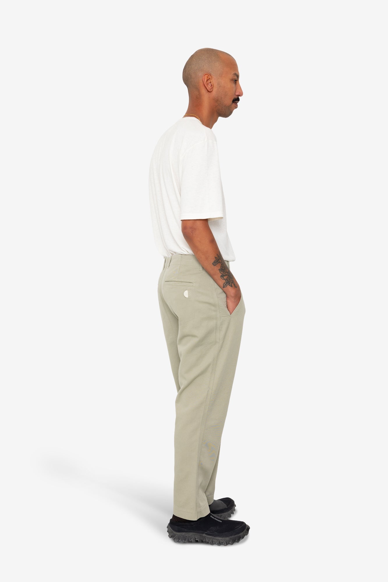 Lean Assembly Pant - Light Olive Brushed Twill